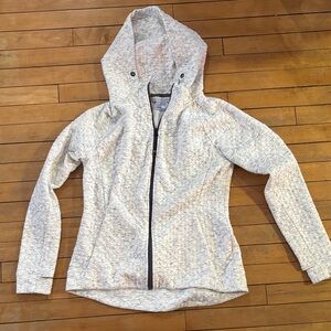 EUC Keren hart Light Gray Women's Hooded Jacket